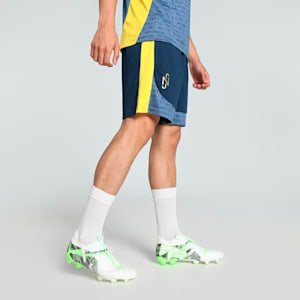 Neymar JR "BNA" Men's Football Training Shorts, Marine Blue-Pelé Yellow, extralarge-IND